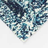 Fleece Deken : Magische Bos Blauwgroen Grijze Eleg (Hoek)