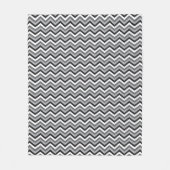 Fleece deken met aangepaste kleur chevron (Voorkant)