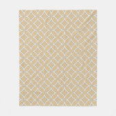 Fleece deken met fris retro design (Voorkant)
