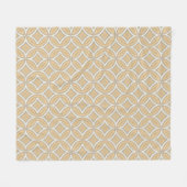 Fleece deken met fris retro design (Voorkant (Horizontaal))
