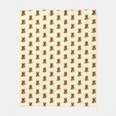 Fleece deken met schattige beren (Voorkant)