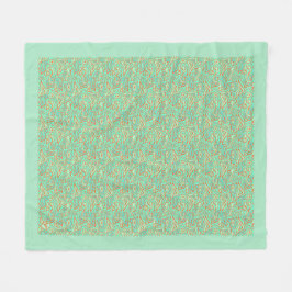 Fleece Deken met Tropisch Water Design