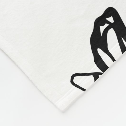 fleece deken mottenpatroon (Hoek)