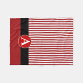 Fleece deken, op maat gemonogrammeerd deken (Voorkant (Horizontaal))