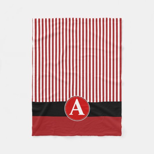 Fleece deken, op maat gemonogrammeerd deken (Voorkant)
