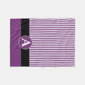 Fleece deken, op maat gemonogrammeerd deken (Voorkant (Horizontaal))