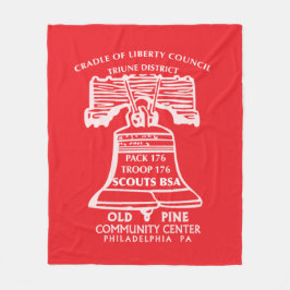 Fleece deken - Rood