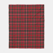 Fleece deken - Rood tartan Macpherson clan (Voorkant)