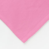 Fleece deken/roze roos deken (Hoek)