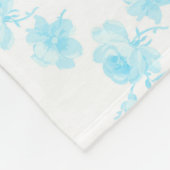 Fleece deken Saint Colette Juni Rozen capri blauw (Hoek)