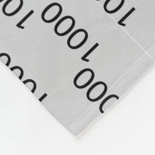 Fleece deken Sjabloon (Hoek)