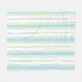 Fleece deken strand strepen (Voorkant (Horizontaal))