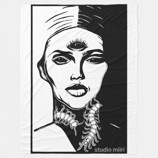 FLEECE DEKEN studio miiri (Voorkant)