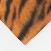 Fleece deken Tijger stijl (Hoek)