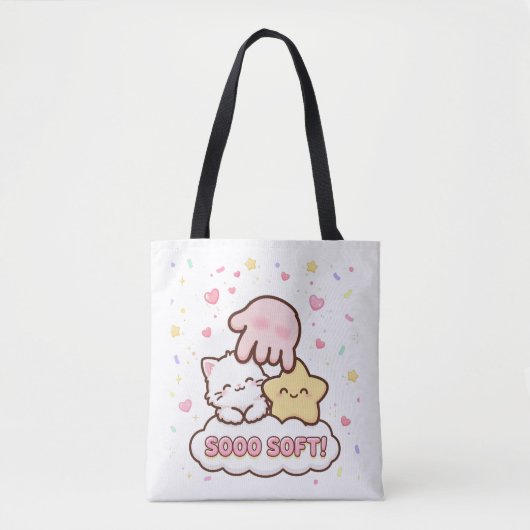 Fleece deken tote bag (Voorkant)