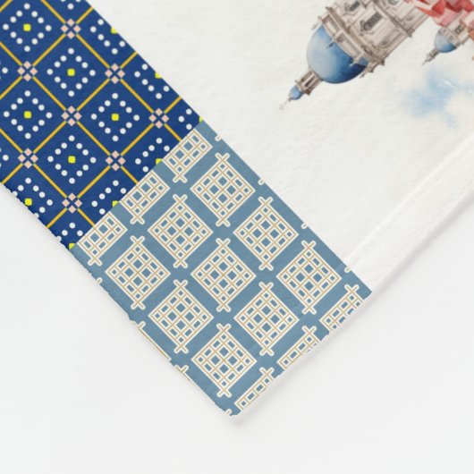 Fleece deken van de Portugese vlag (Hoek)