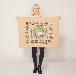 Fleece deken voor kattenliefhebbers