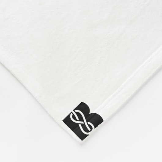 Fleece Deken - wit (Hoek)