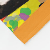 Fleece dekens ''Twee kunstenaars.'' (Hoek)