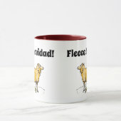 Fleece Feliz Navidad Grappige Kerstmis Schaap Joke Mok (Midden)