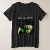 Fleece Grote Maat T-shirt (Design voorkant)