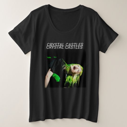 Fleece Grote Maat T-shirt (Design voorkant)