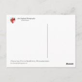 Fleece Inn Pub Briefkaart (Achterkant)
