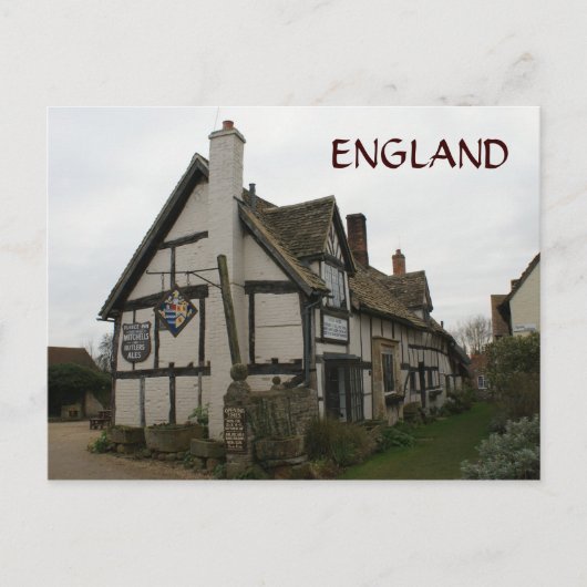 Fleece Inn Pub Briefkaart (Voorkant)