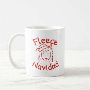 Fleece Kerstmis Koffiemok