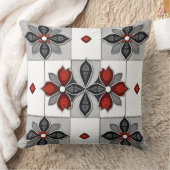 fleece met bloemenpatroon kussen (Deken)