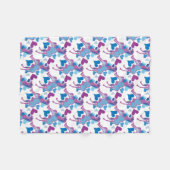 Fleece met Doggen Deken (Voorkant (Horizontaal))
