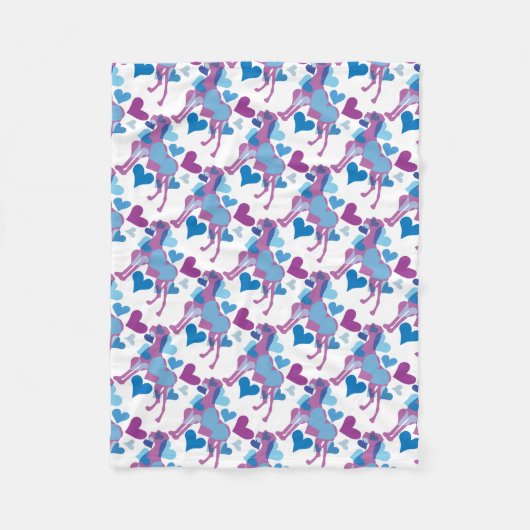 Fleece met Doggen Deken (Voorkant)