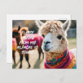 Fleece Navidad! Aplaca Briefkaart (Voorkant / Achterkant)