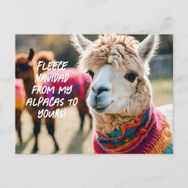 Fleece Navidad! Aplaca Briefkaart