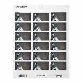 Fleece Navidad Chic Funny Quirky Llama & Sheep Pun Etiket (Full Sheet)