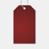 Fleece Navidad Chic Grappige Festieve Gestreepte S Cadeaulabel (Achterkant)