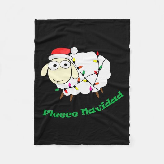 Fleece Navidad - Christmas Sheep Long Sleeve  (Voorkant)