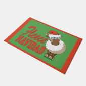 Fleece Navidad Doormat Deurmat (Schuin)