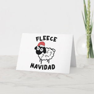 Fleece Navidad Feestdagen Kaart