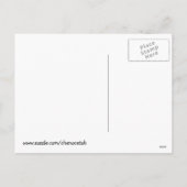 Fleece Navidad Funny Christmas Briefkaart (Achterkant)