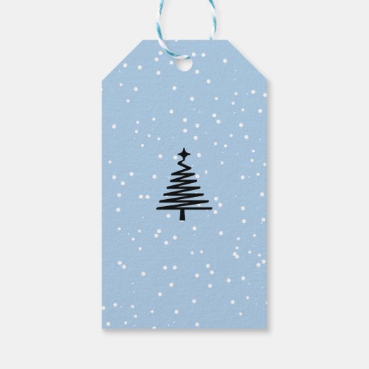 Fleece Navidad – Grappig Kersttrui Ontwerp Cadeaulabel (Achterkant)