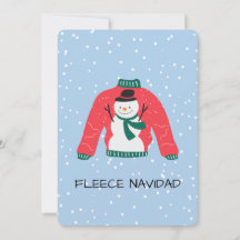 Fleece Navidad – Grappig Kersttrui Ontwerp