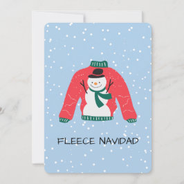 Fleece Navidad – Grappig Kersttrui Ontwerp Feestdagenkaart