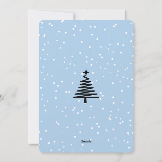 Fleece Navidad – Grappig Kersttrui Ontwerp Feestdagenkaart (Achterkant)