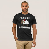 FLEECE NAVIDAD grappige kerst T-shirts (Voorkant volledig)