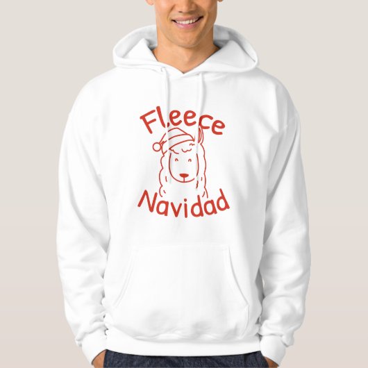 Fleece Navidad Hoodie (Voorkant)