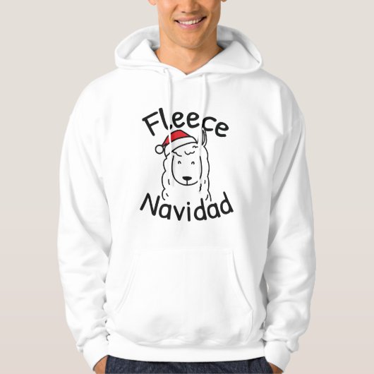 Fleece Navidad Hoodie (Voorkant)