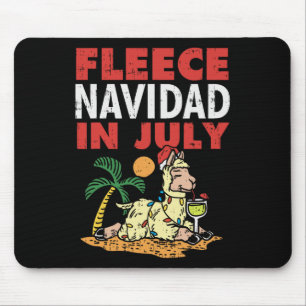 Fleece Navidad In Juli Lama Grappige Kerst Anima Muismat