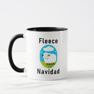 "Fleece Navidad" Kerstmis Mok