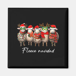 Fleece Navidad Kerstmis Spaanse Schaap Santa Schaa Magneet